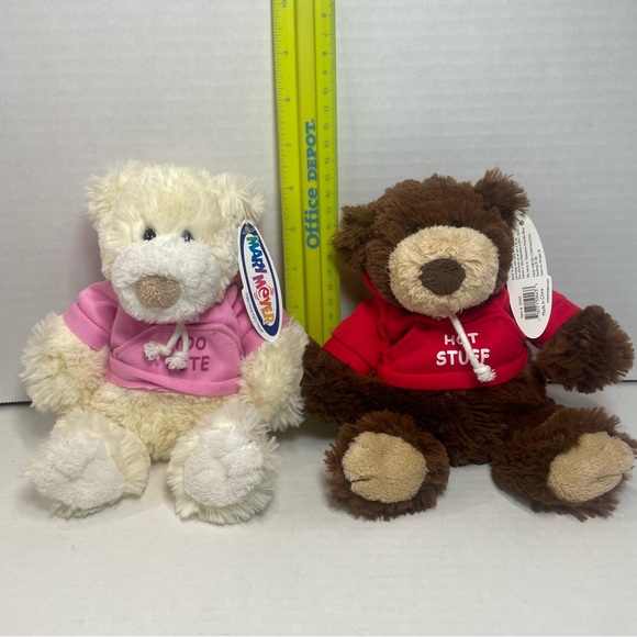 RARE RETIRED VHTF BNWT MINT MARY MEYER TINY BROWNIE BEAR ADORABLE GIFT - Picture 13 of 15